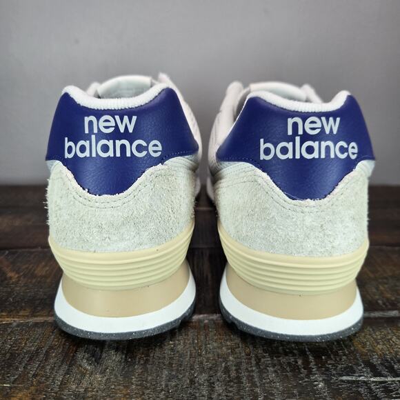 New Balance 574 Mens Size 12 D Running Shoes U574SPB Gray Blue White - Picture 4 of 11